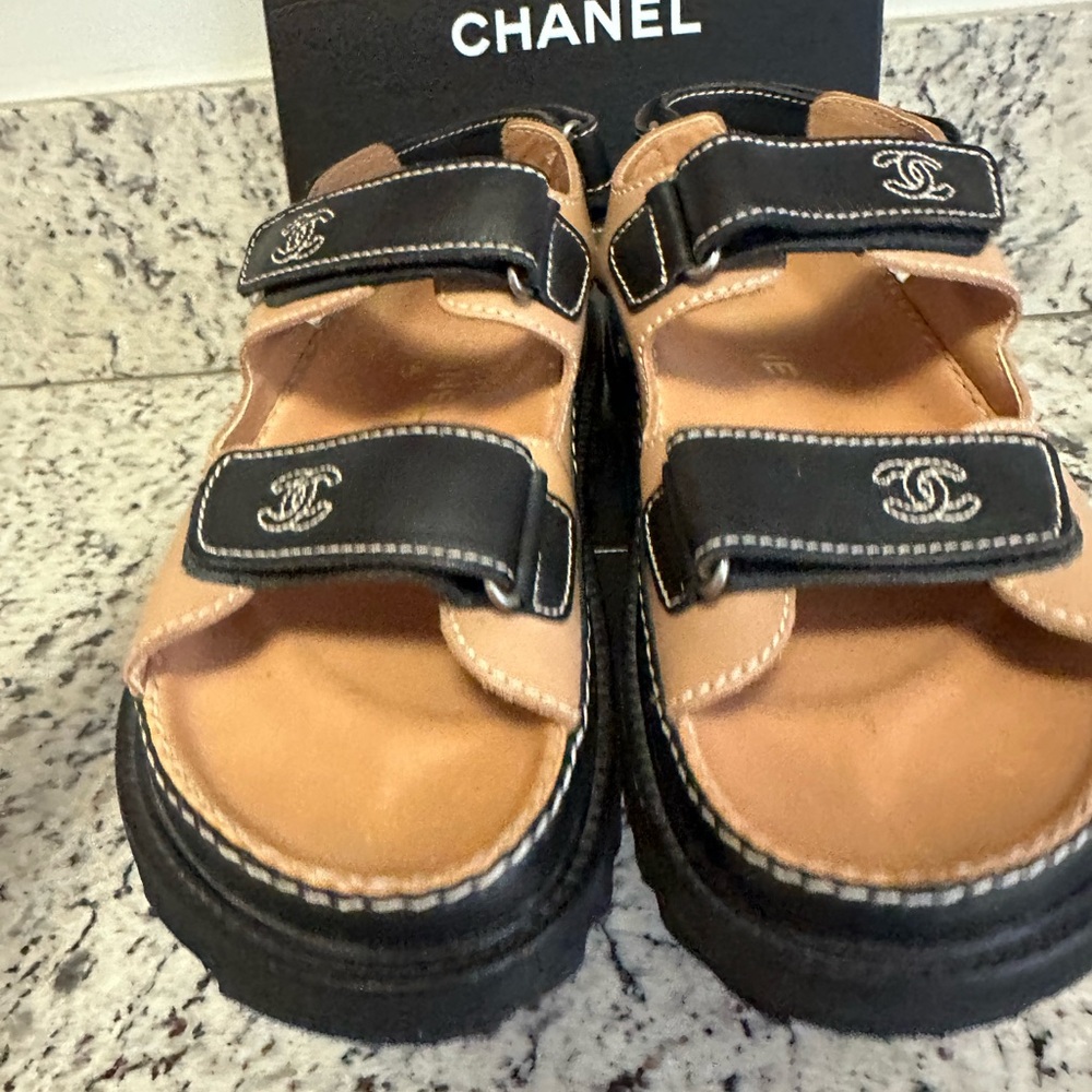 CHANEL Iconic Vintage Dad Sandals